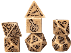 Sirius Dice - 7pc Illusory Stone - Sandstone